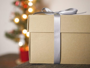 wrapped package